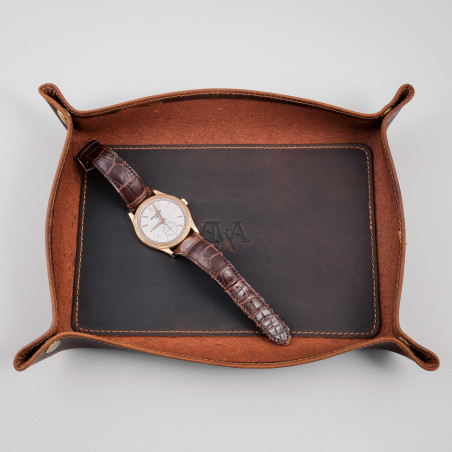 Collectors Watch Tray – Kožená podložka na hodinky a šperky