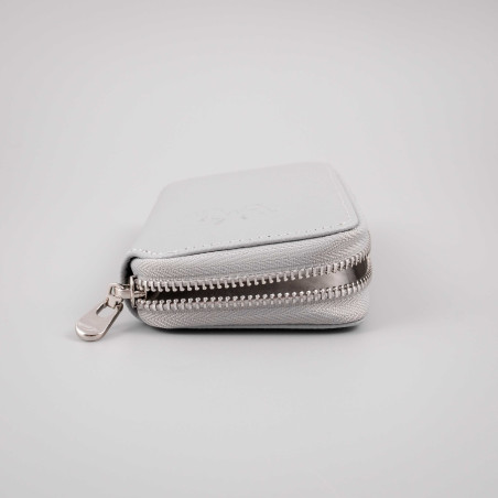 Saffiano Zip Case – Skladné kožené pouzdro na hodinky se zipem
