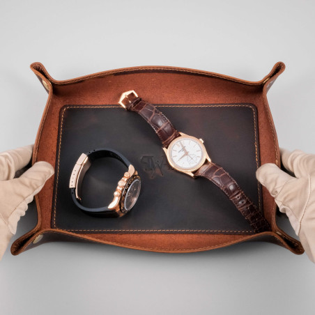 Collectors Watch Tray – Kožená podložka na hodinky a šperky