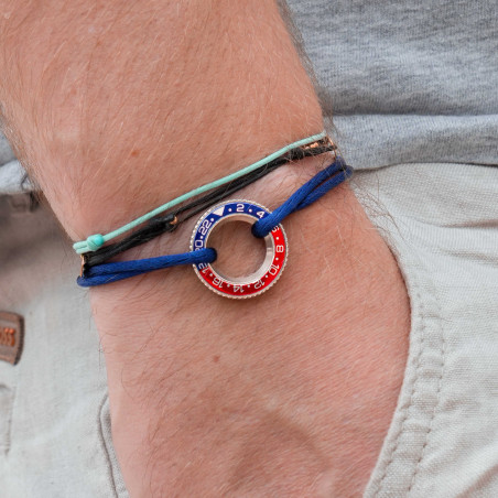 Náramek Rolex GMT Pepsi – textilní s nastavitelnou velikostí