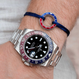 Náramek Rolex GMT Pepsi – textilní s nastavitelnou velikostí 2